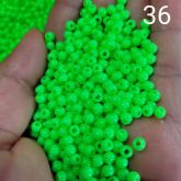 50 gramas bolinhas 4mm Verde cana