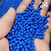50 gramas Bolinhas 4mm Azul Bic