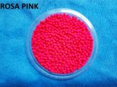 50 gramas Bolinhas 4mm Rosa Pink Aceso
