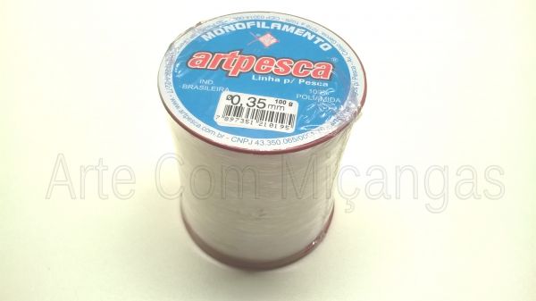 Nylon 0,35mm 100 gramas- Aprox. 1.000m